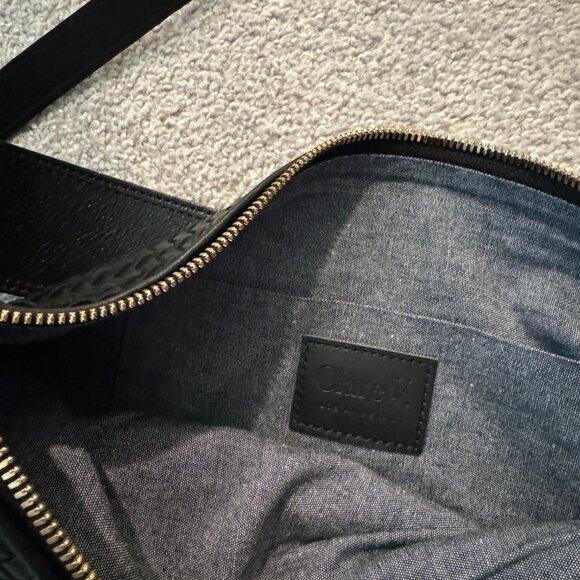 Clare V. Moyen Messenger Black Zig Zag - Picture 4 of 7